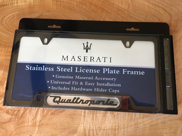 Quattroporte License Plate Frame